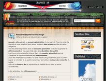 Tablet Screenshot of annuairesiteweb.fr